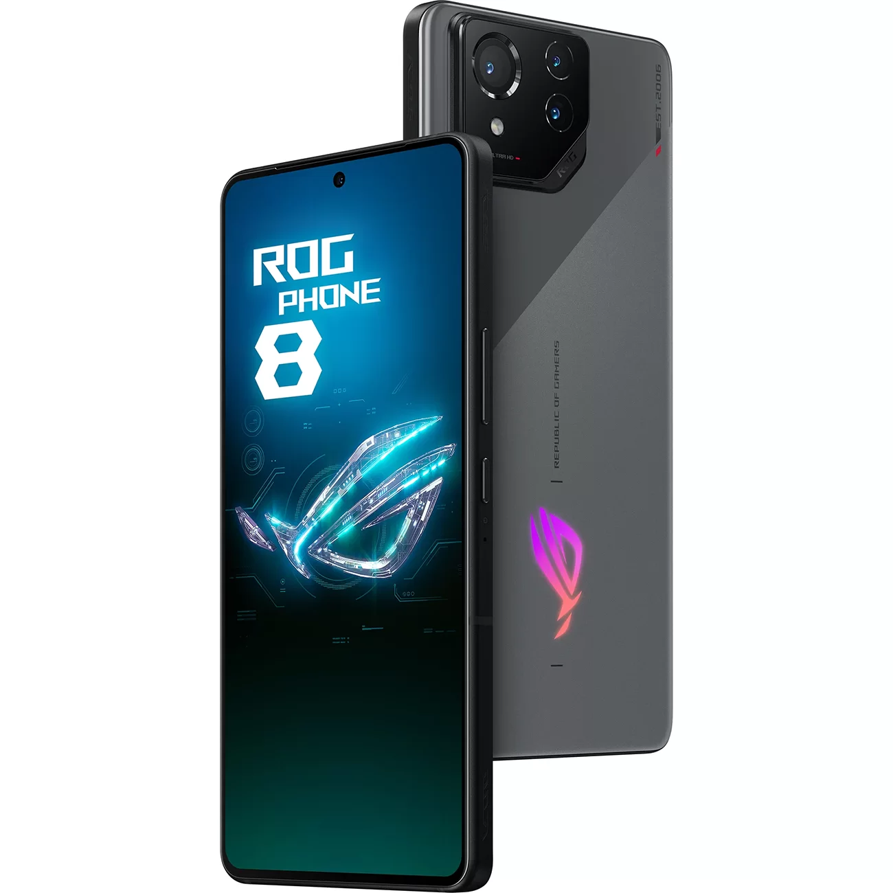 Смартфон ASUS ROG Phone 8, 16/256 ГБ CN, Dual nano SIM, Метежный серый