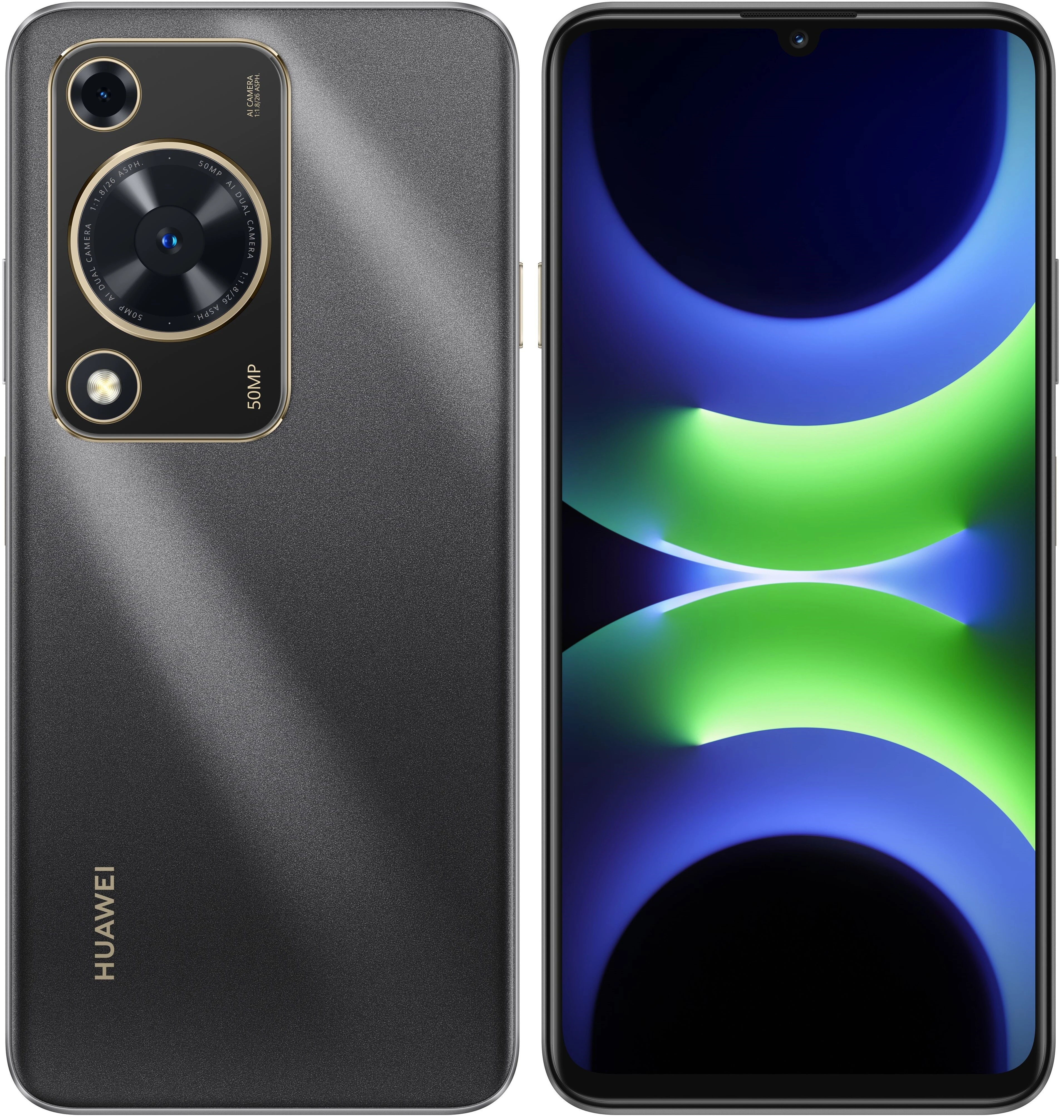 Смартфон Huawei Nova Y72S, 8/128 ГБ, чёрный Смартфон Huawei Nova Y72S, 8/128 ГБ, чёрный