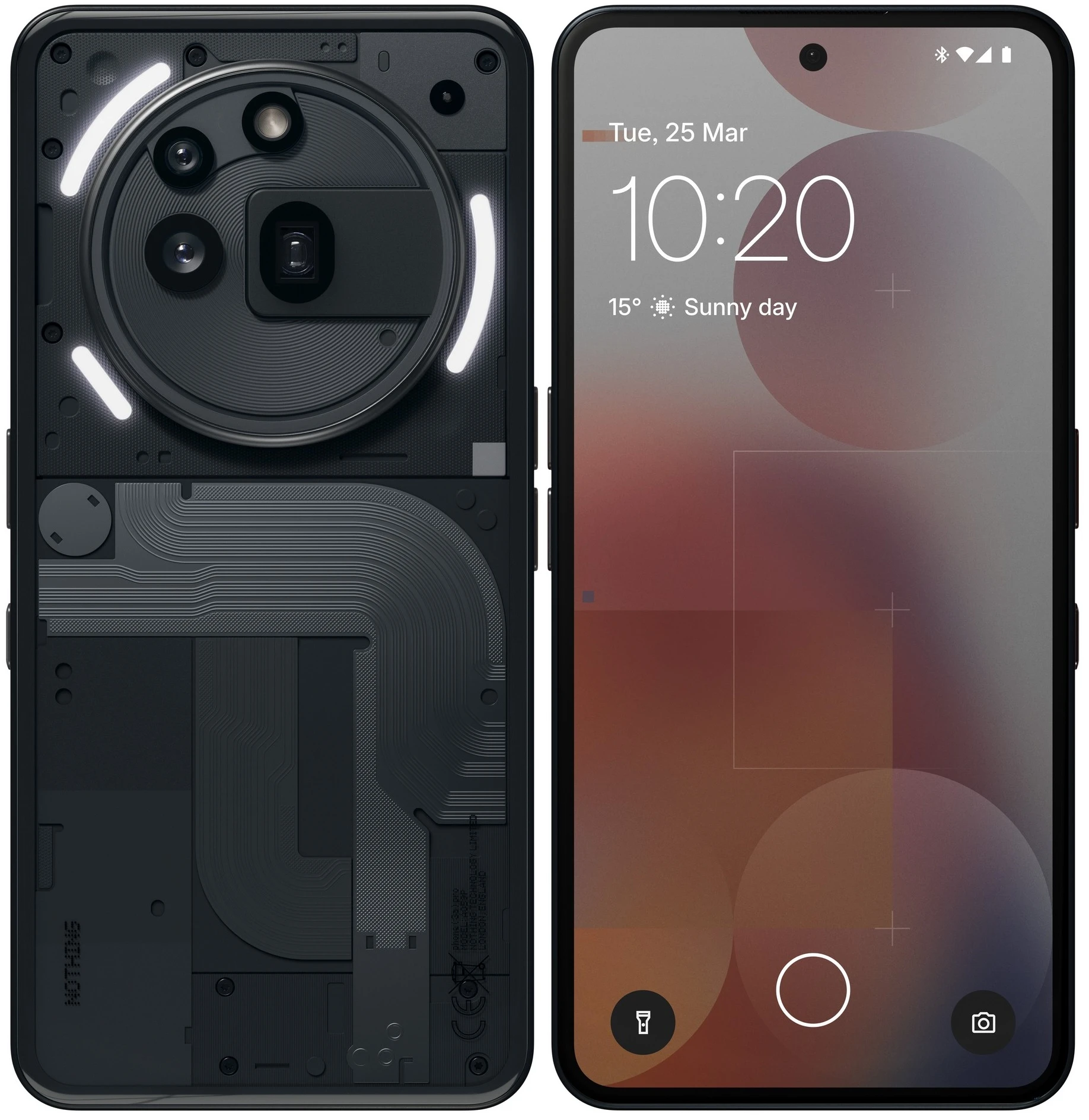 Смартфон Nothing Phone (3a) Pro, Dual: nano SIM + nano SIM, 256 ГБ, Чёрный