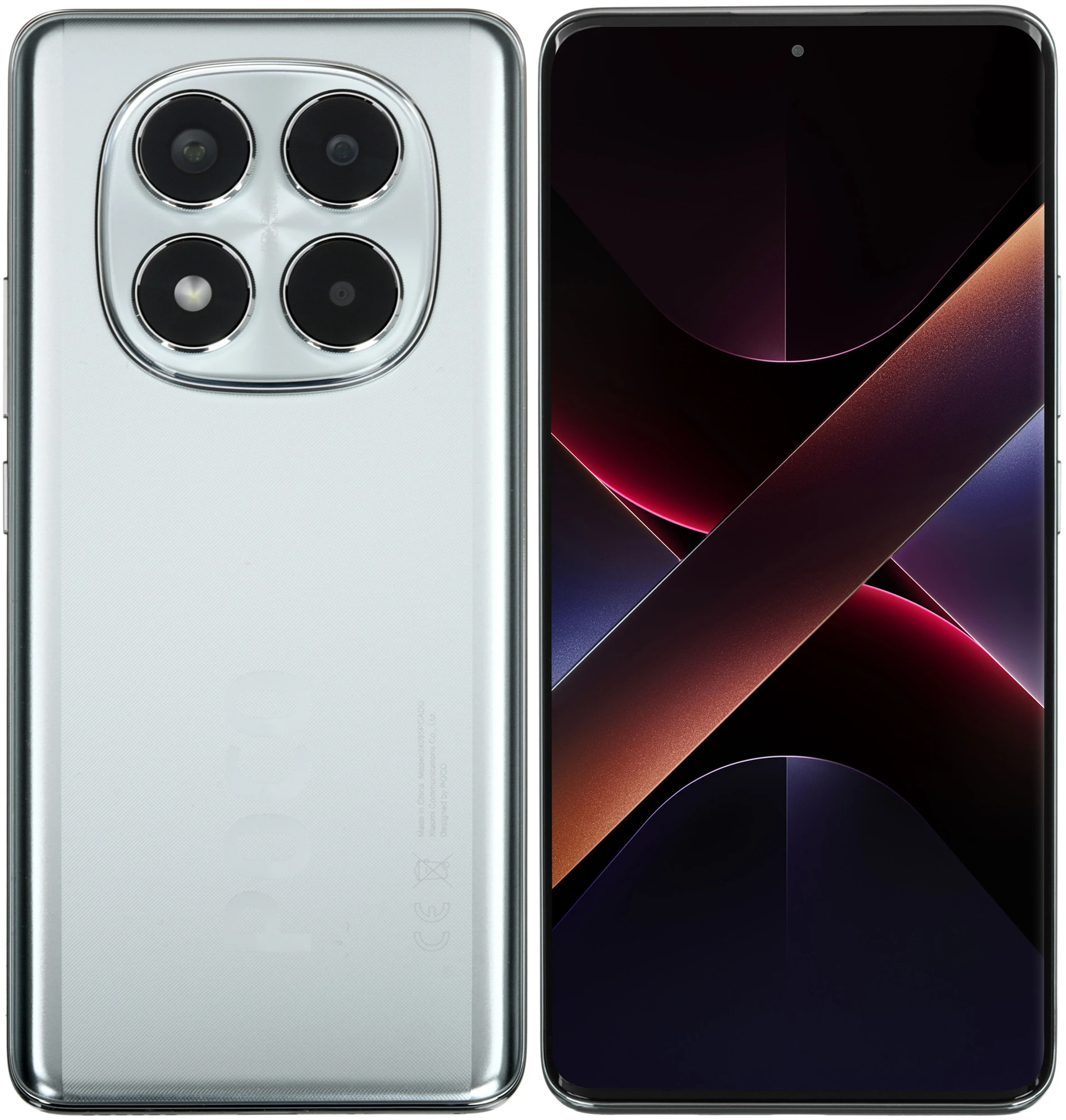 Смартфон Xiaomi POCO X7, 12/512 ГБ, серебристый