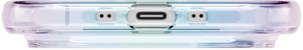 Чехол Uniq Iridescia (holographic) для Apple iPhone 17, Holo Quartz (голографический кварц), MagSafe