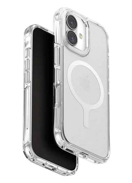 Чехол Uniq LifePro Xtreme AF для Apple iPhone 17 Pro, Frost Clear/White (матовый прозрачный/белый), MagSafe