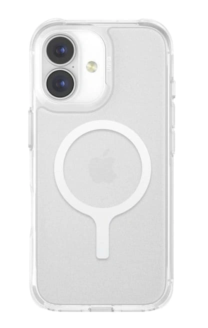 Чехол Uniq LifePro Xtreme AF для Apple iPhone 17 Pro, Frost Clear/White (матовый прозрачный/белый), MagSafe