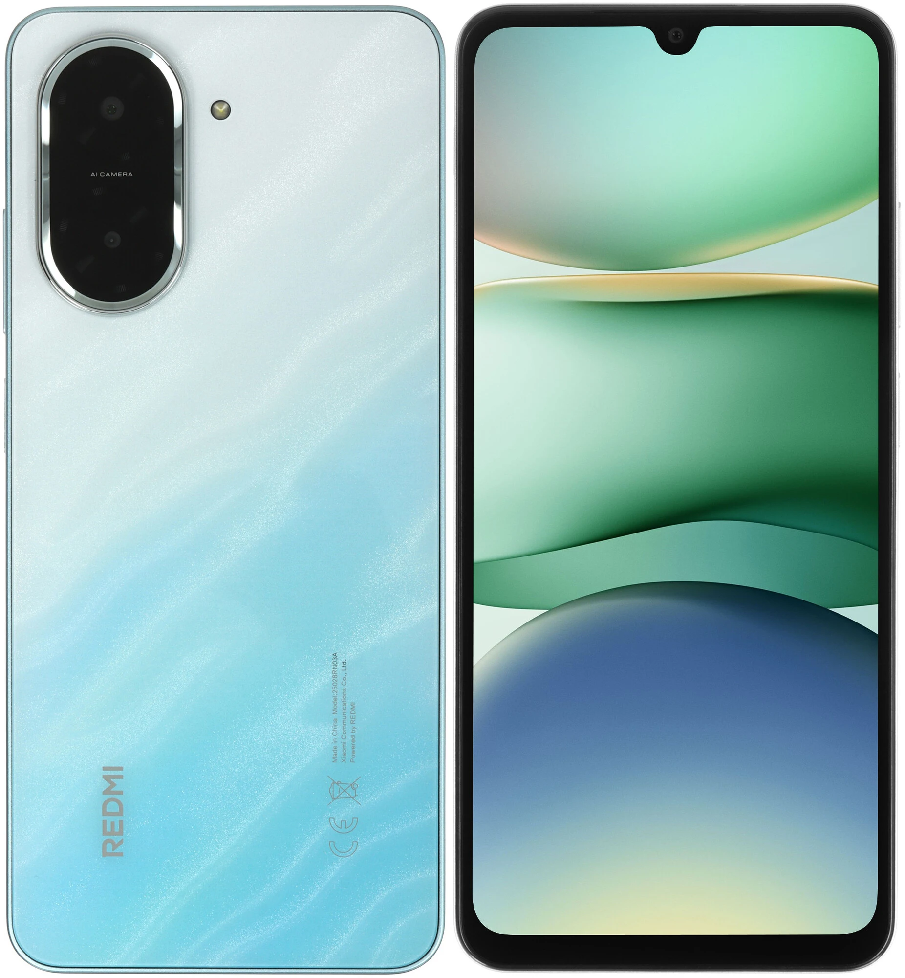Смартфон Xiaomi Redmi A5, Dual: nano SIM + nano SIM, 128 ГБ, Синий