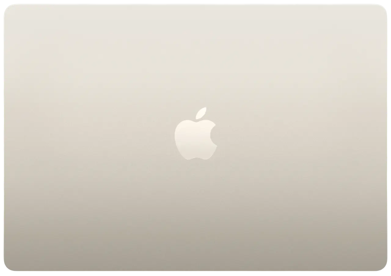 Ноутбук Apple MacBook Air 15″ (M5, 10-Core CPU / 10-Core GPU), 24 ГБ / 1 ТБ, Starlight (сияющая звезда) (MDVF4)