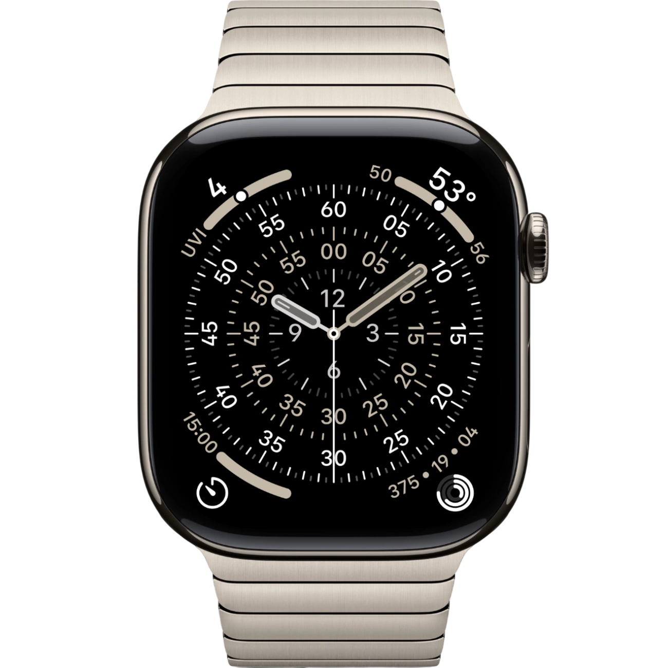 Смарт-часы Apple Watch Series 11, 46 мм, ремешок Titanium Link Bracelet, Натуральный / Natural