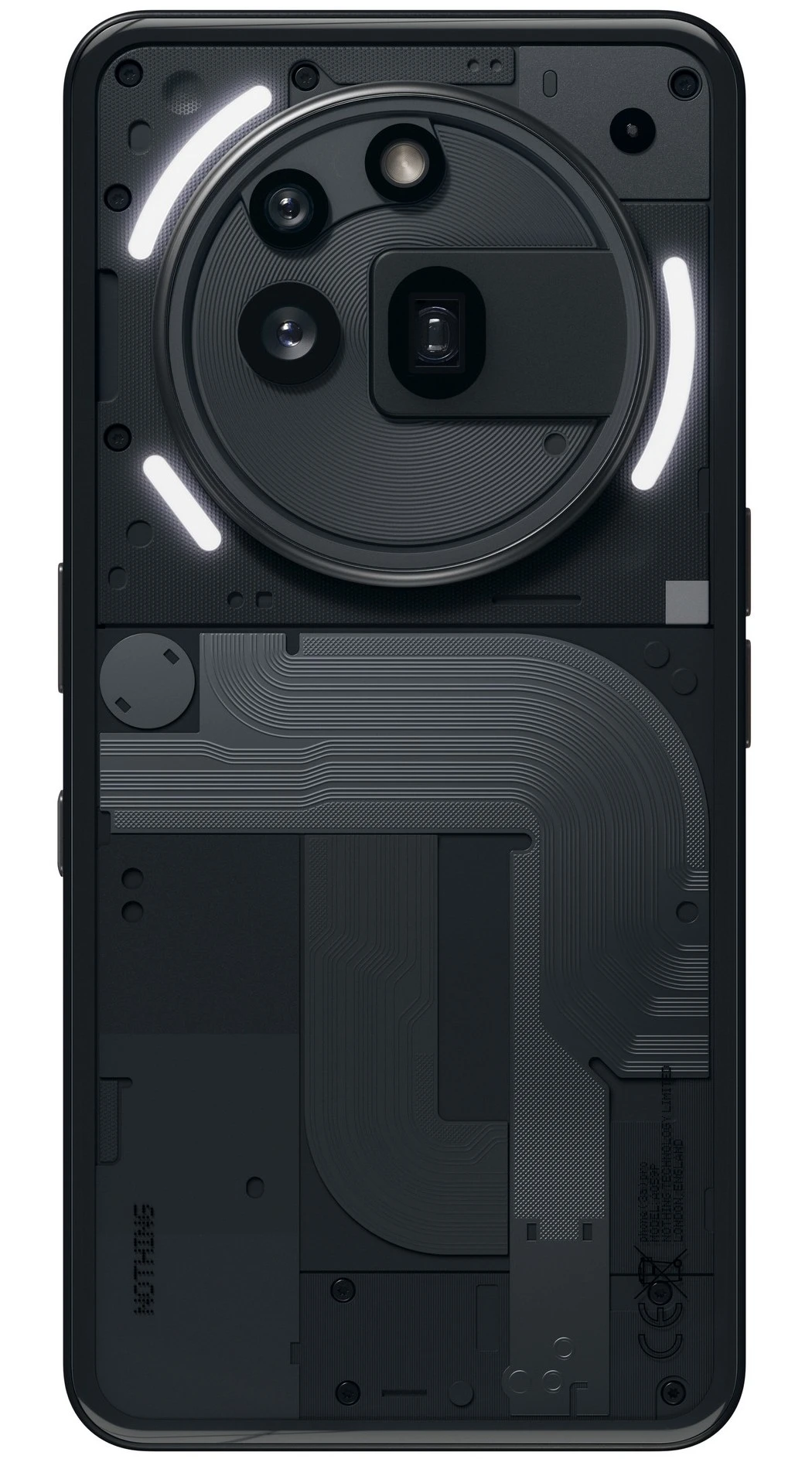 Смартфон Nothing Phone (3a) Pro, Dual: nano SIM + nano SIM, 256 ГБ, Чёрный