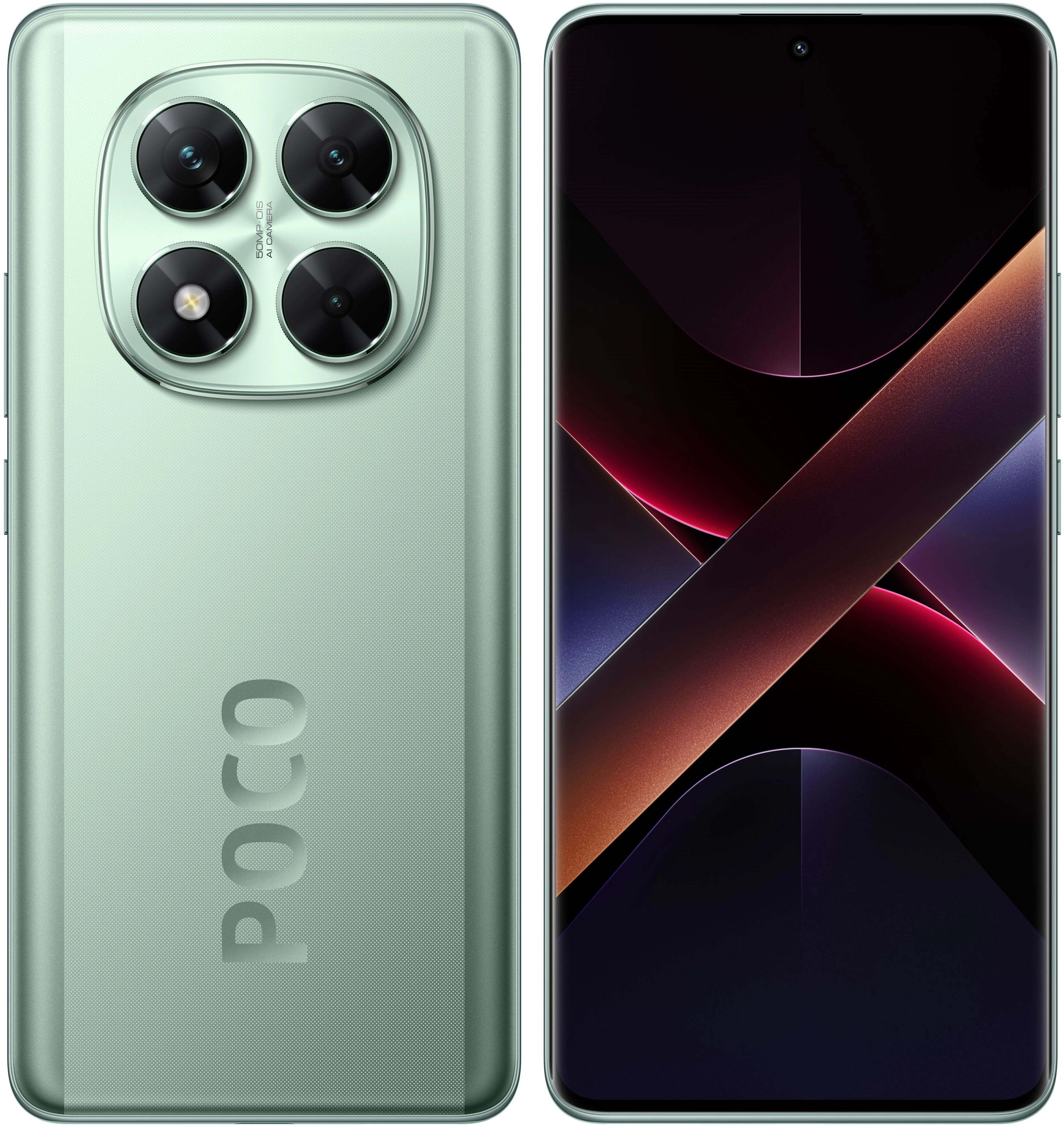 Смартфон Xiaomi POCO X7, 8/256 ГБ, зелёный Смартфон Xiaomi POCO X7, 8/256 ГБ, зелёный